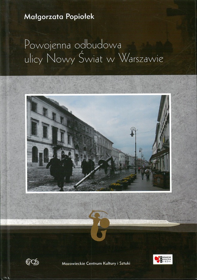okładka książki - Powojenna odbudowa ul. Nowy Świat