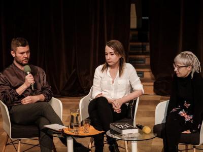 Fotorelacja: 5 LISTOPADA Czytanie performatywne II, Wykład profesora Mmaa S. Themerson, reż. Michał Telega, Nowe Formy Teatru