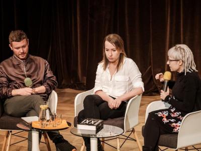 Fotorelacja: 5 LISTOPADA Czytanie performatywne II, Wykład profesora Mmaa S. Themerson, reż. Michał Telega, Nowe Formy Teatru