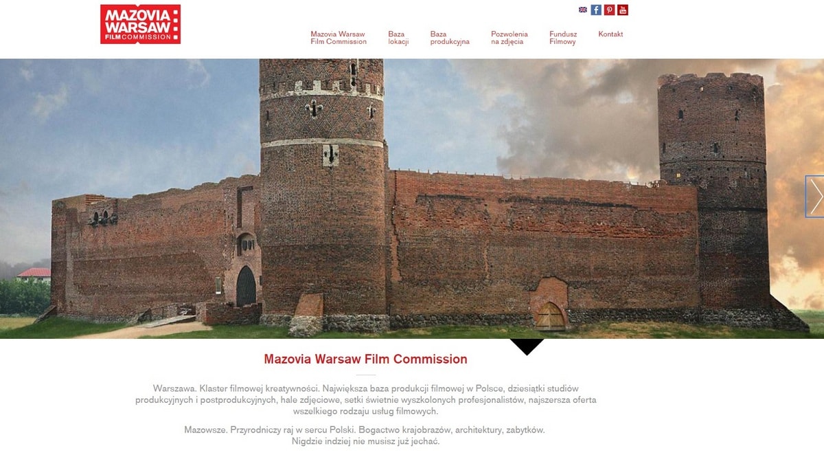 Mazovia Warsaw Film Commission’s website