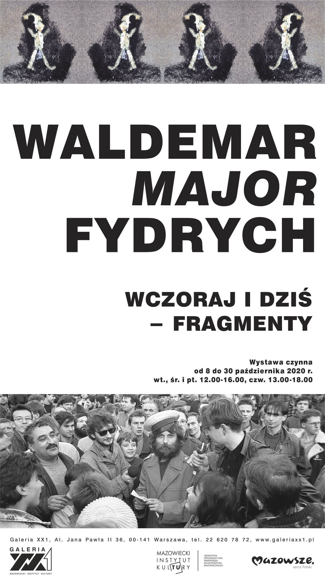 plakat wystawy ze zdjęciem Waldemara Fydrycha