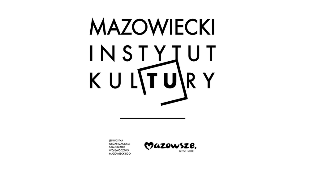 grafika: na białym tle logotyp Mazowieckiego Instytutu Kultury