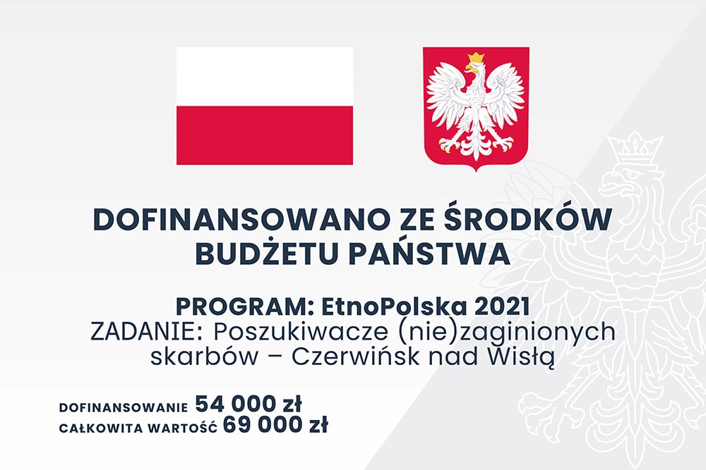 grafika: urzędowa plansza z godłem polski i napisem dofinansowano z budżetu państwa