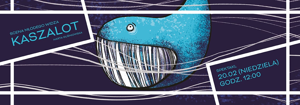 grafika przedstawiająca niebieskiego wieloryba