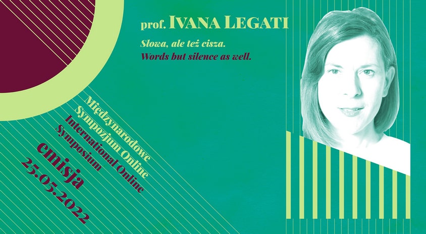 25 maja, on-line | Mistrzowska Akademia Teatru, Sympozjum Aktor – wykład prof. Ivany Legati “Słowa, ale też cisza”
