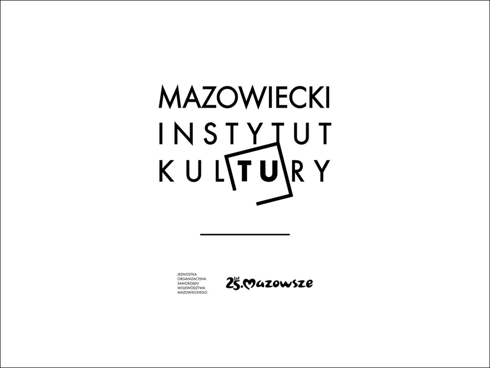 grafika na biały tle czarne logo MIK