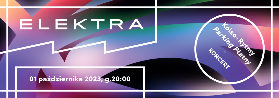 grafika wielobarwne elementy geometryczne i napisy