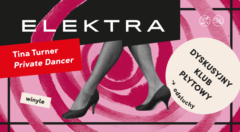 2 października, Warszawa | Dyskusyjny Klub Płytowy. Odsłuchy: Tina Turner „Private Dancer”, Czytelnia Elektra