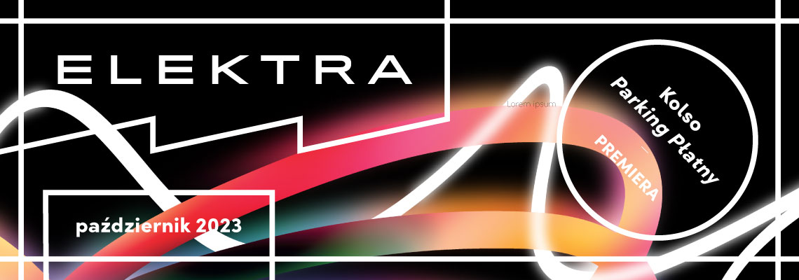 grafika wielobarwne elementy geometryczne i napisy
