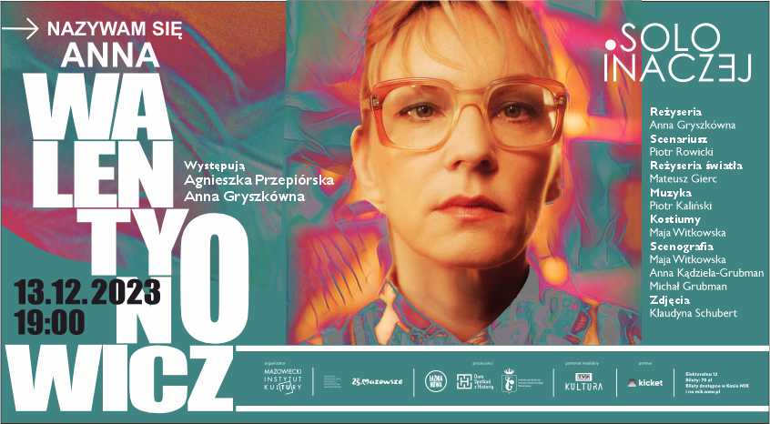 13 grudnia | „Nazywam się Anna Walentynowicz” – spektakl i rozmowa z twórcami