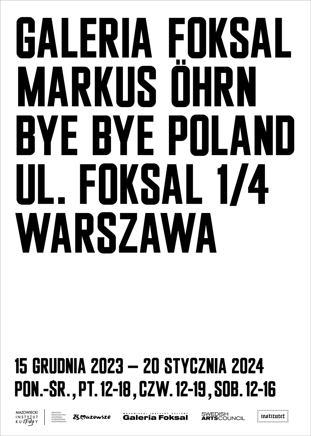 grafika afisz z czarnymi napisami