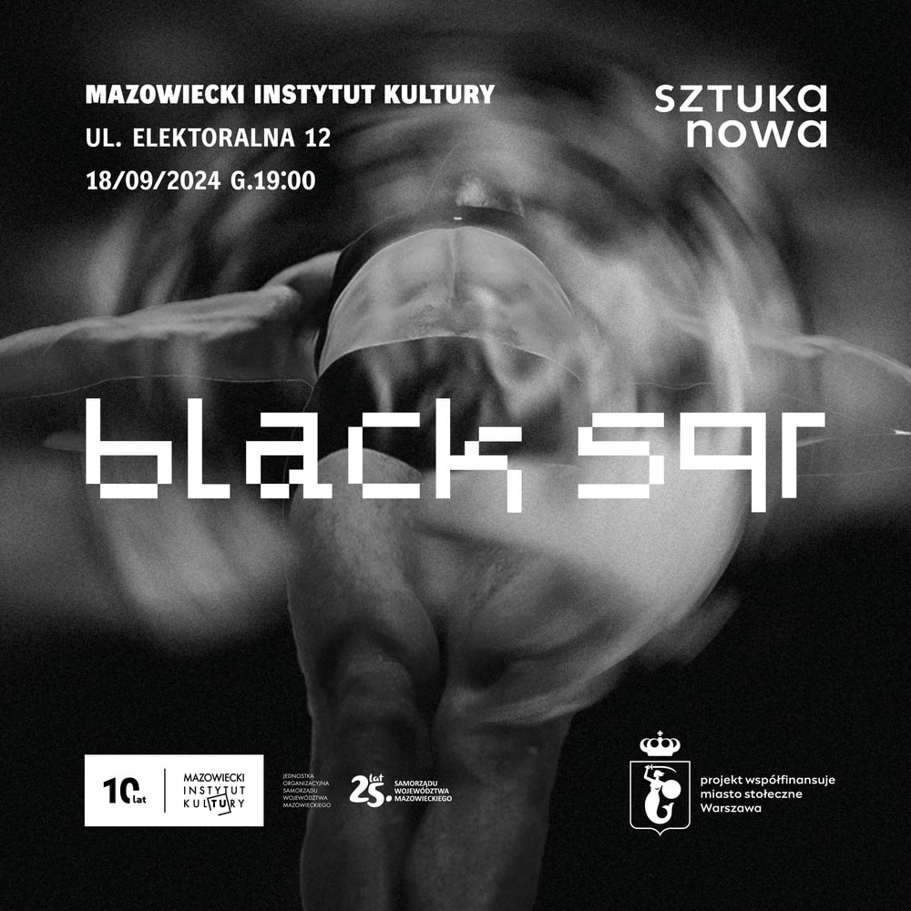 grafika informacyjna abstrakcyjne formy szare i czarne