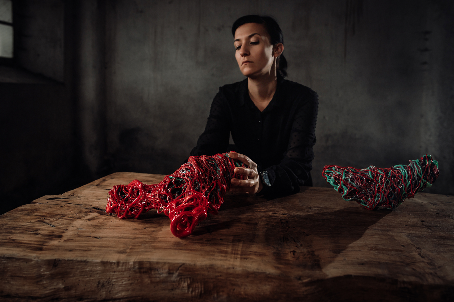 Antonina-Joszczuk-Brzozowska "Materializatio" (2020), szkło formowane ręcznie
