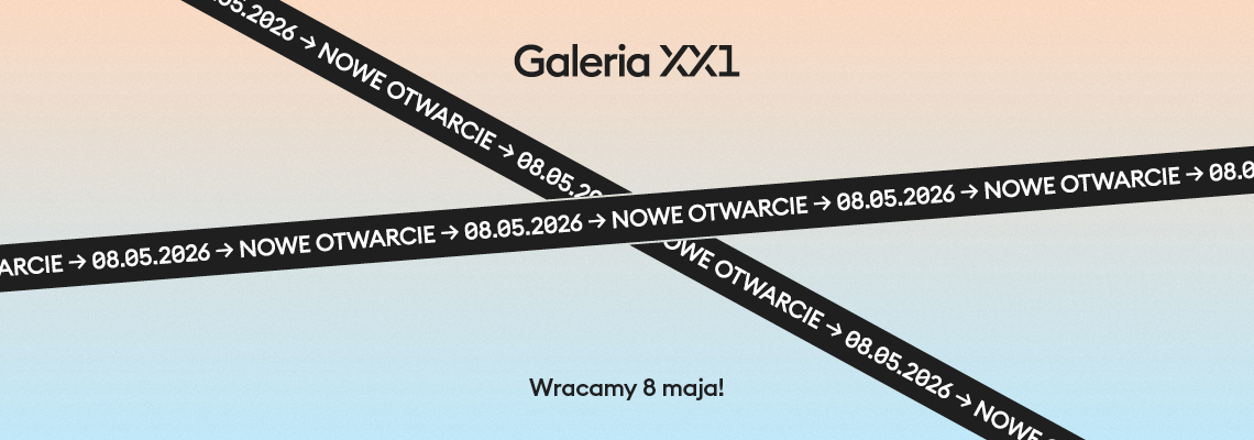 Ulotka informacyjna o nowym otwarciu Galerii XX1