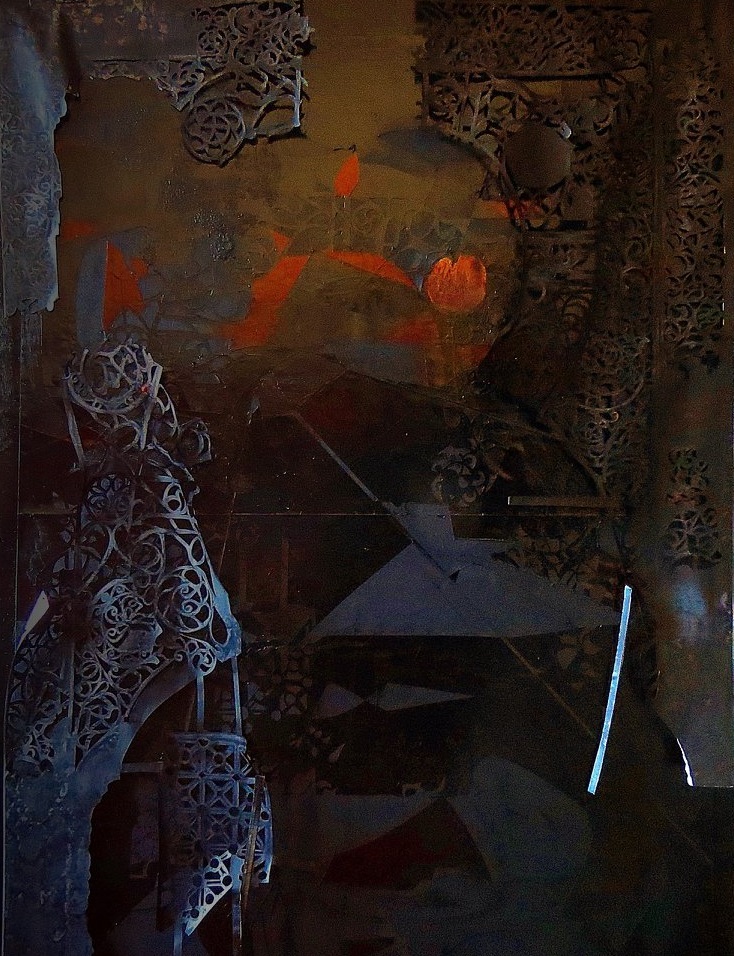 Bartosz Radziszewski, Ikona Wschodu. Obraz wieszczący, wym. 148 x 95 cm.